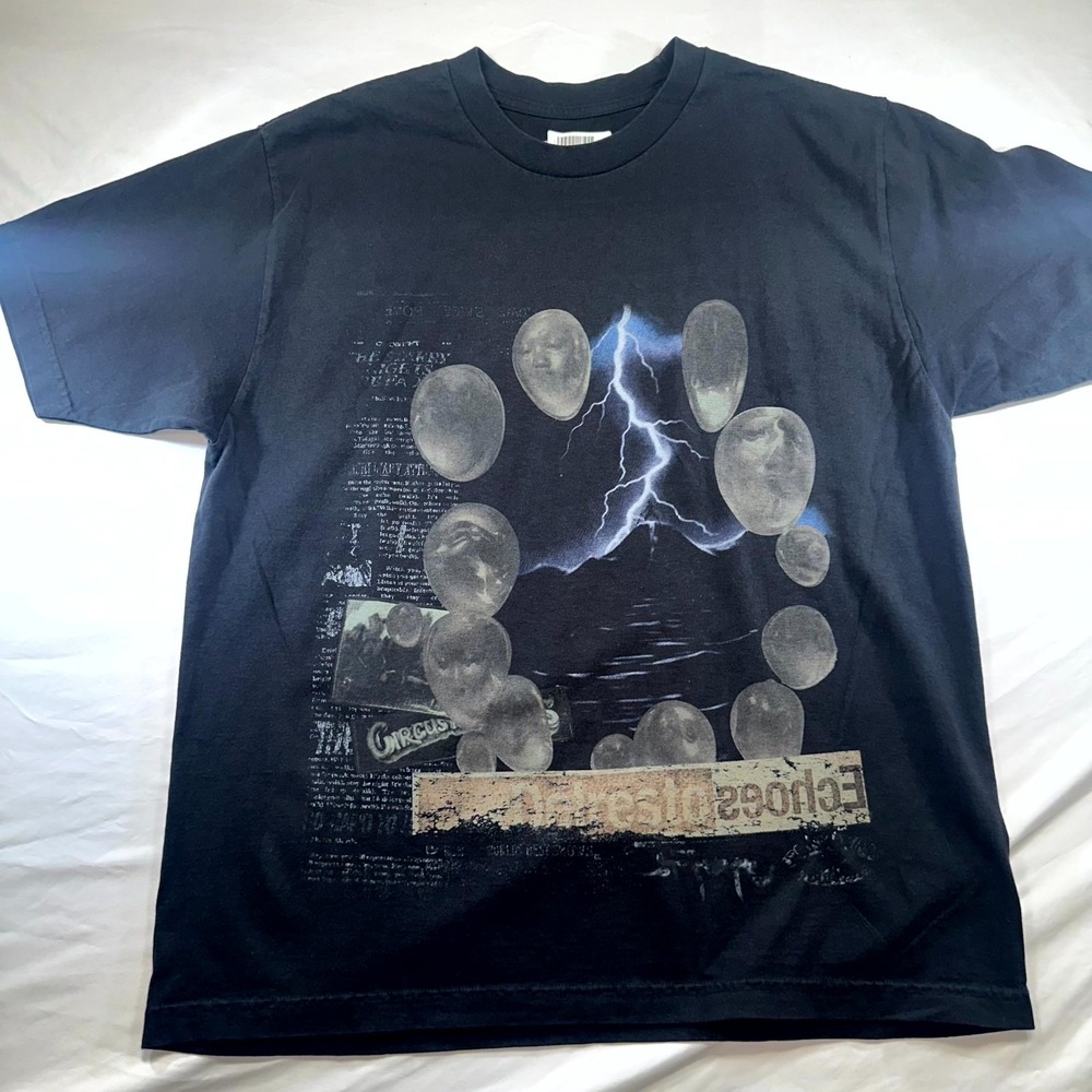 Travis Scott Utopia Circus Maximus Tour Tee Shirt Mens Large Black Graphic Print